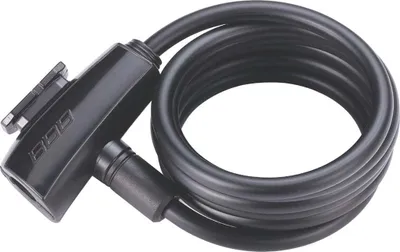 Produktbild von BBB Quicksafe Black Schloss-Stahlkabel