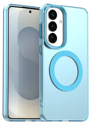 Obrázek produktu pro Magnetické pouzdro pro Samsung Galaxy S26, tenké matné průsvitné nárazuvzdorné pouzdro Modrý