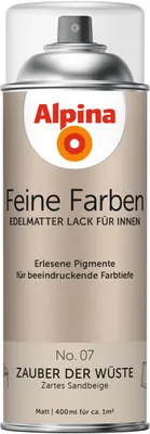 Produktbild von Alpina Feine Farben Sprühlack No. 07 Zauber der Wüste - sandbeige 400 ml