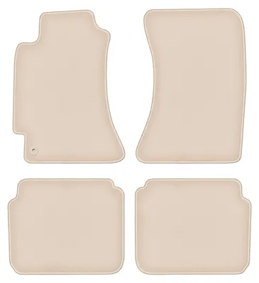 Produktbild von DURBAN Beige Velours-Fußmatten-Set für Subaru Legacy III B4 Kombi, Limousine (1998-2003)