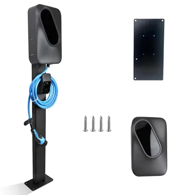 Obrázok produktu pre Stojan pre Etrel Wallbox - Čierny - Montážny stĺpik pre 1 nabíjaciu stanicu - 149 cm - 8 kg - Odolný voči poveternostným vplyvom