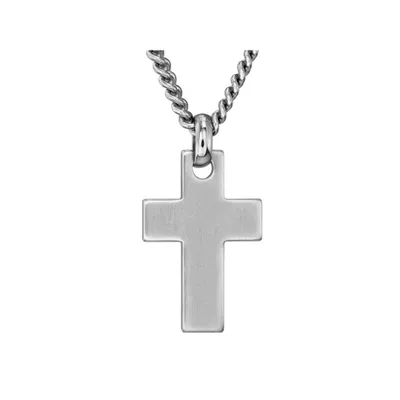 Produktbild von Traveller Kreuz mit Kette - Herren - Germany - Edelstahl - Silberfarbe - Nachhaltig - 50 cm - 171007