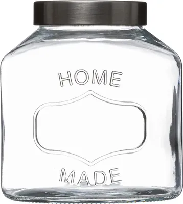 Obrázek produktu pro Dóza na sušenky HOME, skleněná, 2,5 L