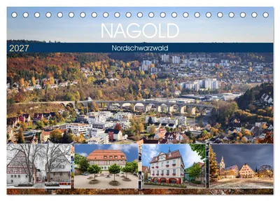 Produktbild von Nagold (Tischkalender 2027 DIN A5 quer), CALVENDO Monatskalender