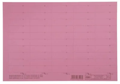Productafbeelding van Elba 100552048 vertic® Labelschild voor archivering, 58 x 18 mm, rood, 50 stuks