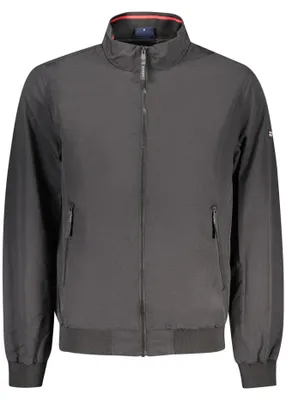 Produktbild von Stylische Herrenjacke in Schwarz mit Taschen und Applikationen