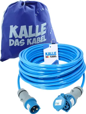 Produktbild von Kalle Verlängerungskabel CEE 230V 16A 2,5mm² Extreme Blau IP44 40 Meter