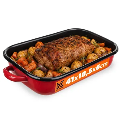 Image de KADAX Cocotte émaillée 3,4L rouge