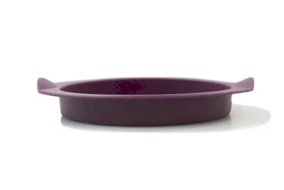 Immagine prodotto di TUPPERWARE Stampo da forno in silicone liscio rotondo viola SMALL 16 cm Stampo da forno in silicone + PANNO DA LAVARE
