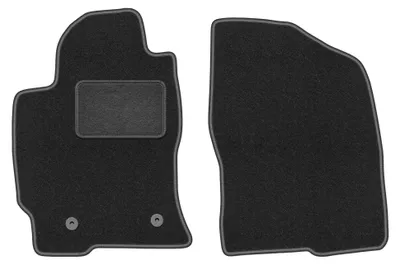 Immagine prodotto di Tappetini anteriori in moquette per Toyota Prius II 2003-2010 (hatchback) – 2 pezzi, grigio grafite, su misura – Wielganizator LUX