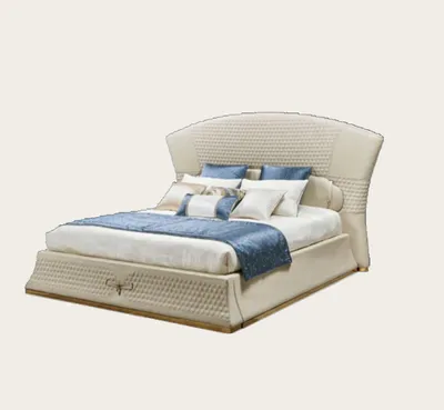 Produktbild von Bett Leder Schlafzimmer Möbel Luxury Moderne Betten 3tlg. Set Boxspring Gestelle