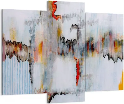 Produktbild von Bild auf Leinwand - Leinwandbild - Abstraktion modern - 130x100cm - Wand Bild - Wanddeko - Leinwanddruck - Bilder - Kunstdruck - Wanddekoration - Leinwand bilder - Wandkunst - CB130x100-3676