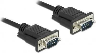 Produktbild von Delock Seriell Kabel RS-232 Sub-D9 Stecker zu Stecker mit e 4 m