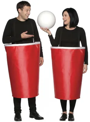 Produktbild von Beer Pong Kostüm Größe: M-L