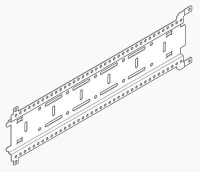 Image de Rail de montage Dornbracht xGrid, montage mural encastré, 555mm, 1236097090