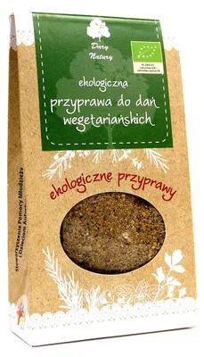 PRZYPRAWA DO DAŃ WEGETARIAŃSKICH BIO 40 g - DARY NATURY