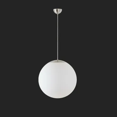 Produktbild von OSMONT ADR60865 ADRIA S4 Hängeleuchte aus Glas, Edelstahl gebürstet / weiß, Schutzart IP40, 4000 K, 41 W LED-Notbeleuchtung, kombiniert, 3 Stunden