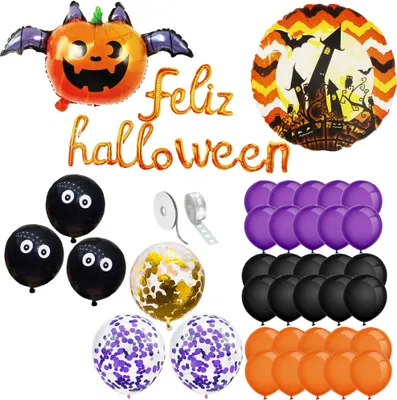 Immagine prodotto di Decorazioni di Halloween per la festa di Halloween Palloncini 60 pezzi
