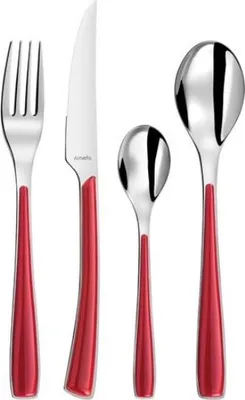 Produktbild von 24-teiliges rotes besteckset Amefa 2224RDAF11C71