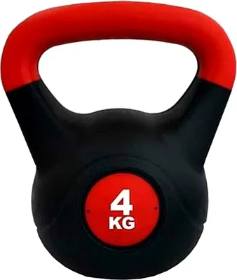 Produktbild von Spartan 1647, Standard-Kugelhantel, Stahl, Schwarz, Rot, 4 kg