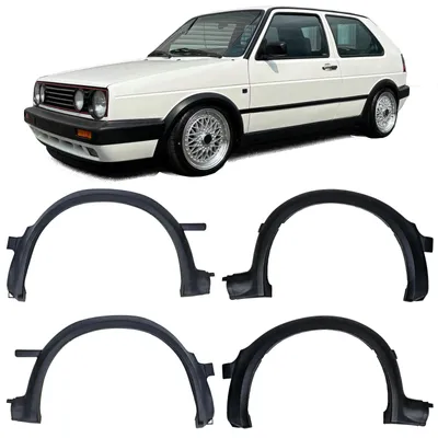 Für VW Golf 2 88- Radlaufverbreiterung Radlauf Kotflügel Breite für GTI Optik in der Farbe von Carparts-Online GmbH