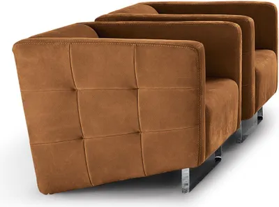 Obrázek produktu pro čalounění křesla Hnědý italský styl Design Moderní nábytek Obývací pokoj