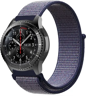 Produktbild von SYSTEM-S Armband 20 mm aus Nylon für Huawei Watch Smartwatch in Lila