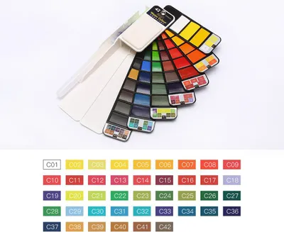 Zdjęcie produktu dla Profesjonalny zestaw farb do farlowych Solidne kolory do malowania proszku Art Supplies