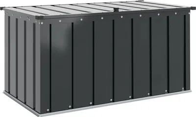 Produktbild von Gartenlagerbox Schwarz 101 x 56,5 x 50 cm Stahl
