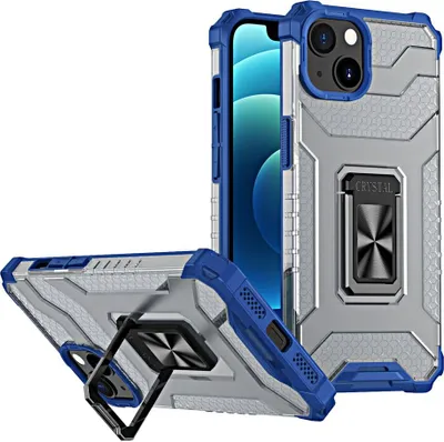 Produktbild von Crystal Ring Hülle für iPhone 13 - Blau KP13922