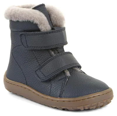 Produktbild von Froddo Barefoot Furry Boot Dark Blue Größe EU 28
