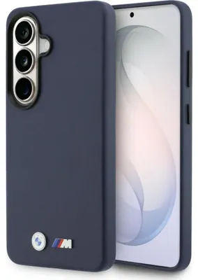 Produktbild von Handyhülle für Galaxy S26, BMW Hardcase Leather mit MagSafe, Dunkelblau