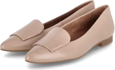 Produktbild von Paul Green Damen Ballerinas Braun Glattleder Größe: 71/2