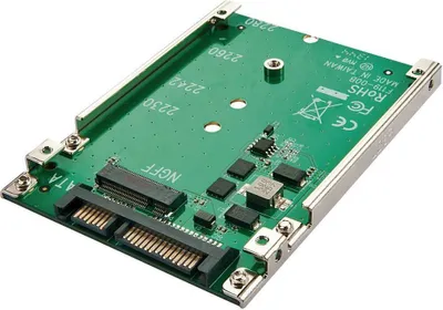Produktbild von Renkforce Schnittstellen-Konverter [1x SATA-Kombi-Stecker 7+15pol. - 1x M.2 NGFF]
