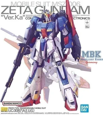 Produktbild von BANDAI BAN5064015 MG MSZ-006 Zeta Gundam Ver.Ka 21 cm