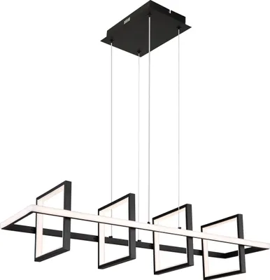 Produktbild von Globo Lighting Hängeleuchte Metall schwarz matt, LED