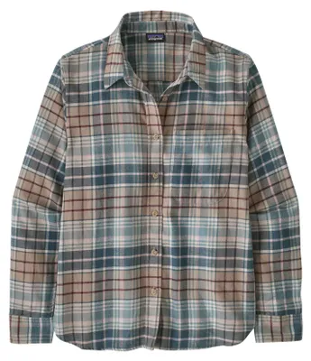Obrázok produktu pre Patagonia Dámska flanelová košeľa Fjord, farba modrozelená (Depth Blue Sage), veľkosť XS