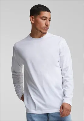 Image de T-shirt à manches longues pour homme Urban Classics Basic Longsleeve blanc - M