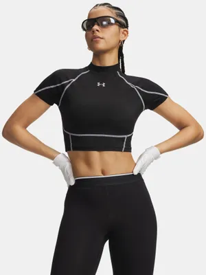 Immagine prodotto di Under Armour Heatgear Elite Crop Mck Ss - nero intenso, taglia: L