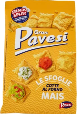 Zdjęcie produktu dla Gran Pavesi Sfoglie Mais 150g włoskie krakersy kukurydziane