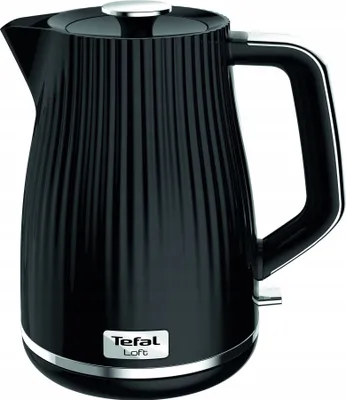 Produktbild von Tefal Ko2508 Loft Elektrischer Wasserkocher Schwarz 1.7L 2400W