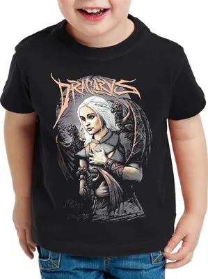 Produktbild von style3 Drachenmutter T-Shirt Kinder thrones stark game