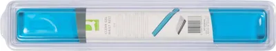Image de Q-Connect® KF20088 Repose-poignets en gel pour clavier - bleu transparent