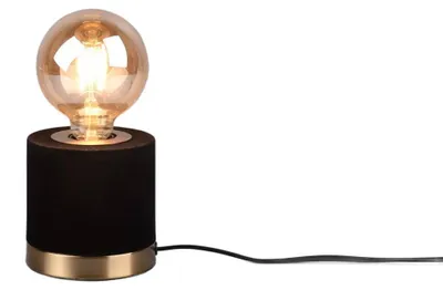 Zdjęcie produktu dla Lampa stołowa JUDY czarna 1xE27x40W tkanina wym:11x11x11cm IP20 RL
