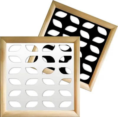 Immagine prodotto di GLOBECROSS - Moduli Decorativi in Legno e PVC 98x98 cm nero