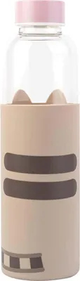 Zdjęcie produktu dla Erik - Premium Pusheen Szklana Butelka 500ml do Wody, Ekologiczny Produkt Oficjalny