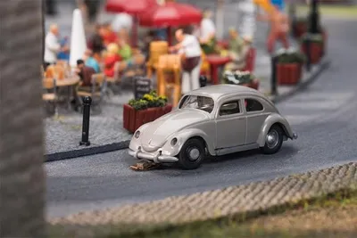 Produktbild von Faller 161444 - H0 - VW Käfer, grau - Neu