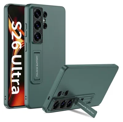 Immagine prodotto di Custodia per cellulare Samsung Galaxy S26 Ultra con supporto per fotocamera, verde
