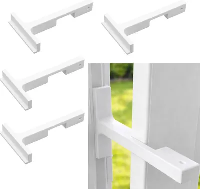 Produktbild von 4x Fensterstopper Fensterfeststeller Fensterhalter Kippfensterhalter Zuknallschutz