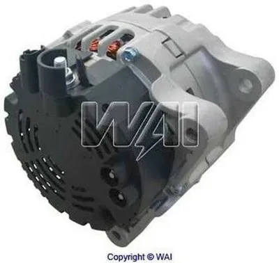 Produktbild von WAI 21493N Lichtmaschine Generator LiMa 90A 12V passend für PEUGEOT 206 Schrägheck (2A/C) 206 CC (2D) für TOYOTA AYGO (WNB1, KGB1) für CITROËN